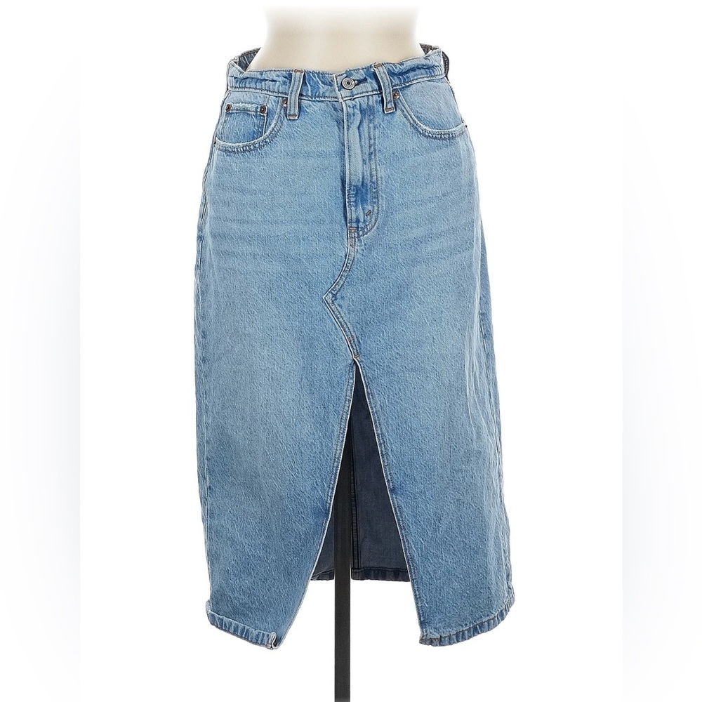 Abercrombie & Fitch High Rise Light Blue Denim